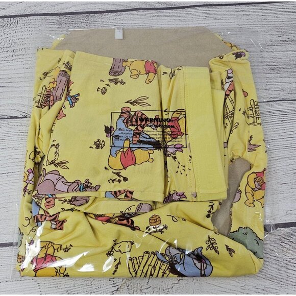NIB Little Sleepies Winnie The Pooh Two Piece Short Sleeve Pajama Set Size 3T - Picture 2 of 3